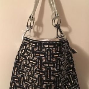 Denim Rhinestone Ladies Purse